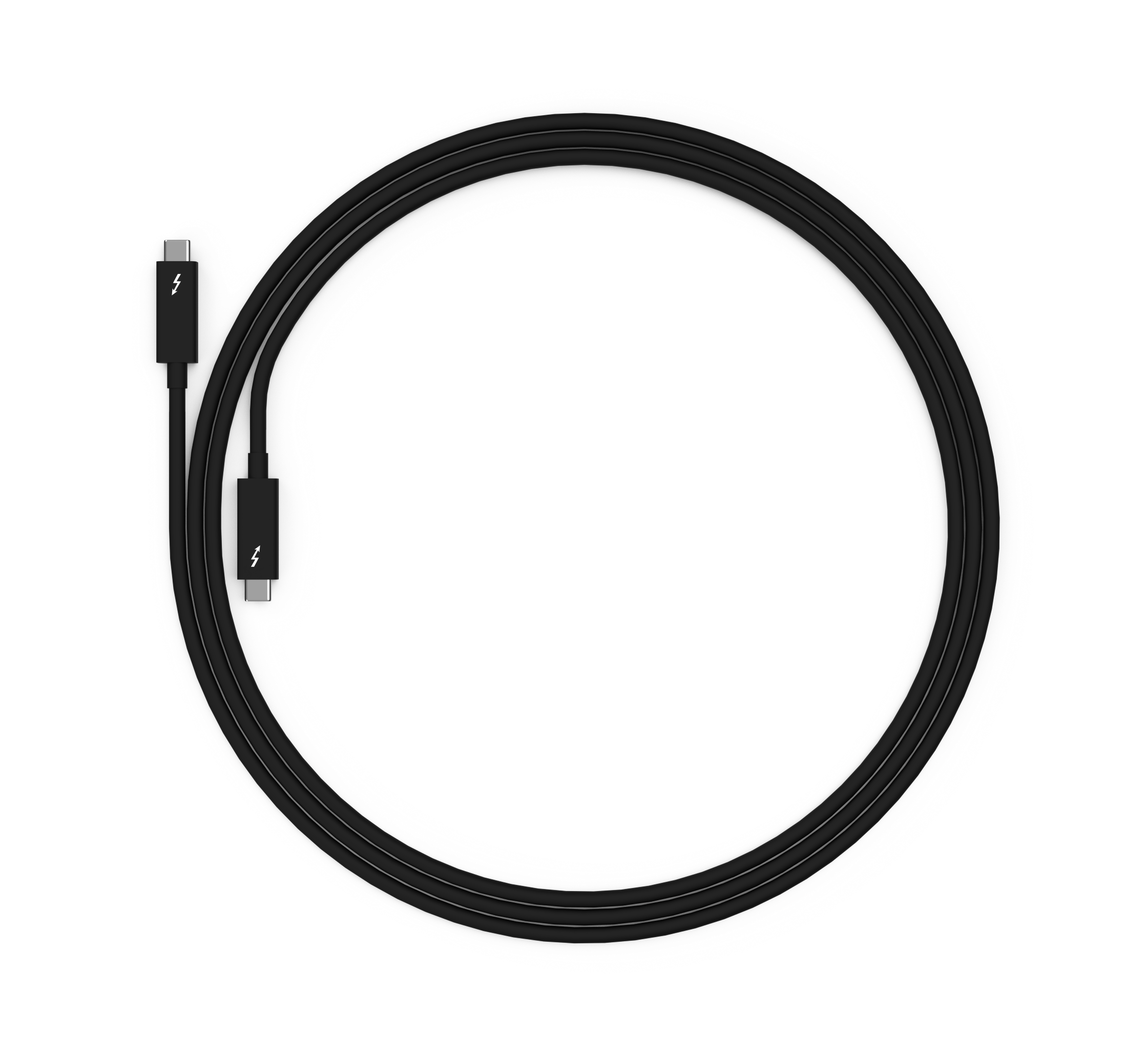 Thunderbolt 5 coaxial silver plated cable